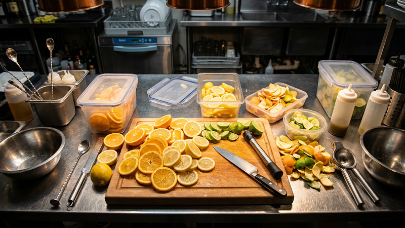 The Real Cost of Fresh Citrus Prep — What Bars Are Actually Spending