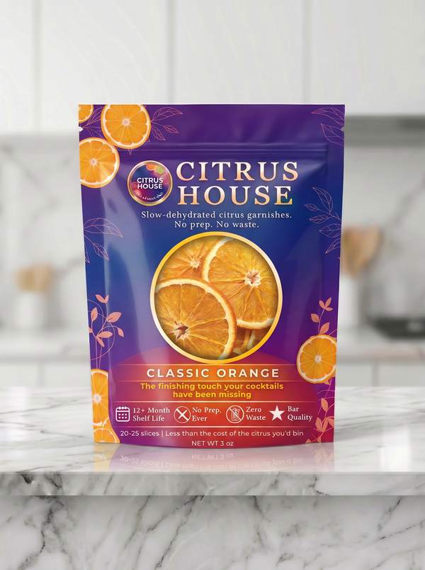 Dehydrated Orange Slices for Cocktails